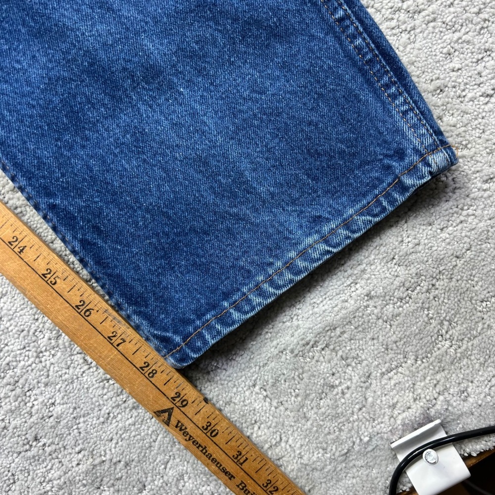 VTG Saddle King Jeans 38x30(36x28.5) Blue Denim Western Cowboy Talon Zipper USA - Picture 13 of 16